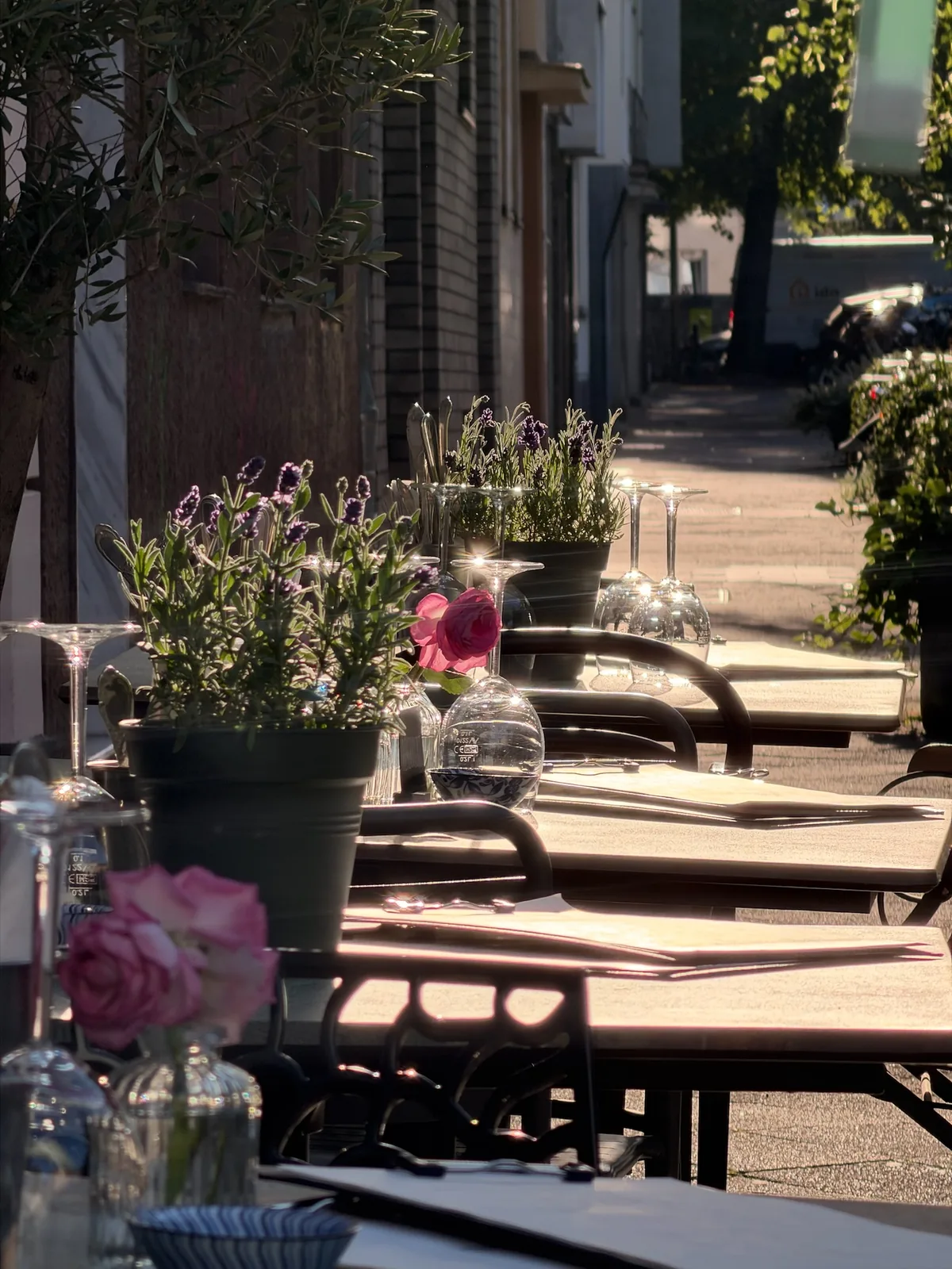 Terrasse von Otto & Engel in Düsseldorf